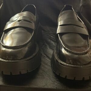 Madden Girl Black Patent Loafers